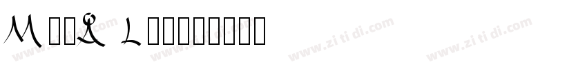 Mina Light字体转换